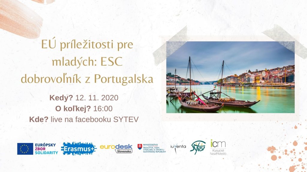 EÚ príležitosti pre mladých ESC dobrovoľník z Portugalska