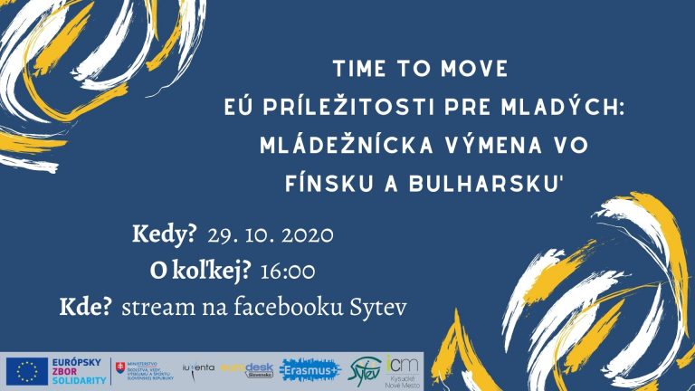 Time to move EU príležitosti pre mladých mládežnícka výmena vo Fínsku a Bulharsku